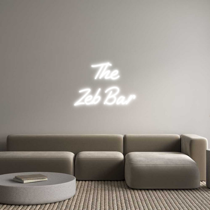 Custom Neon: The
Zeb Bar