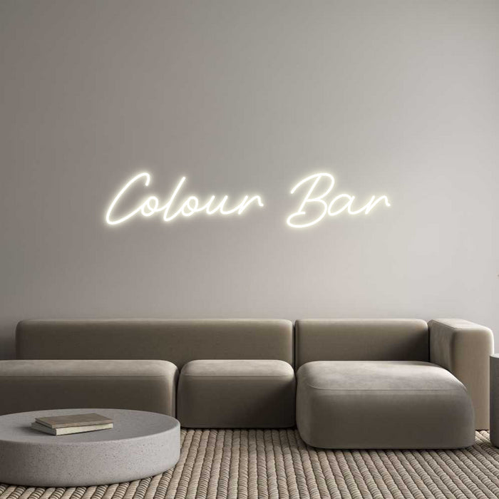 Custom Neon: Colour Bar