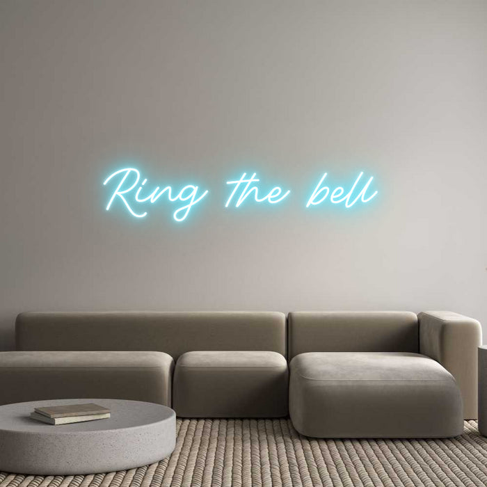 Custom Neon: Ring the bell
