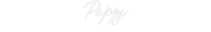 Custom Neon: Poppy