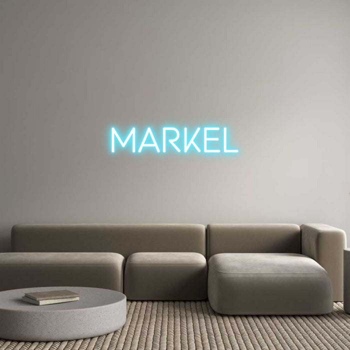 Custom Neon: MARKEL