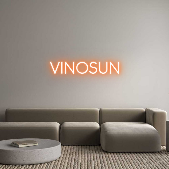 Custom Neon: vinosun