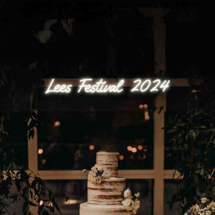 Custom Wedding Neon: Lees Festival...
