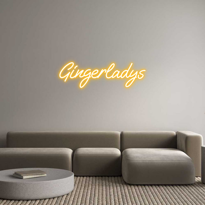 Custom Neon: Gingerladys