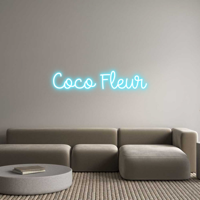 Custom Neon: Coco Fleur