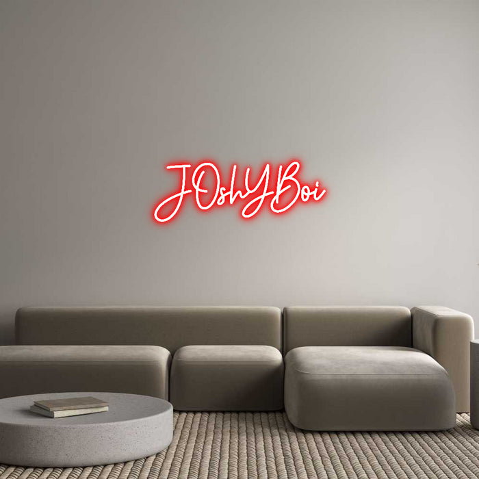 Custom Neon: JOshYBoi