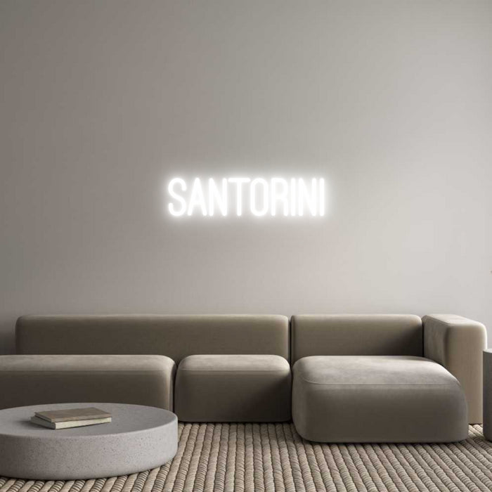 Custom Neon: SANTORINI