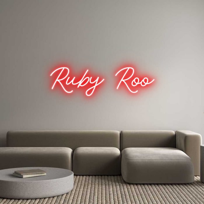 Custom Neon: Ruby Roo