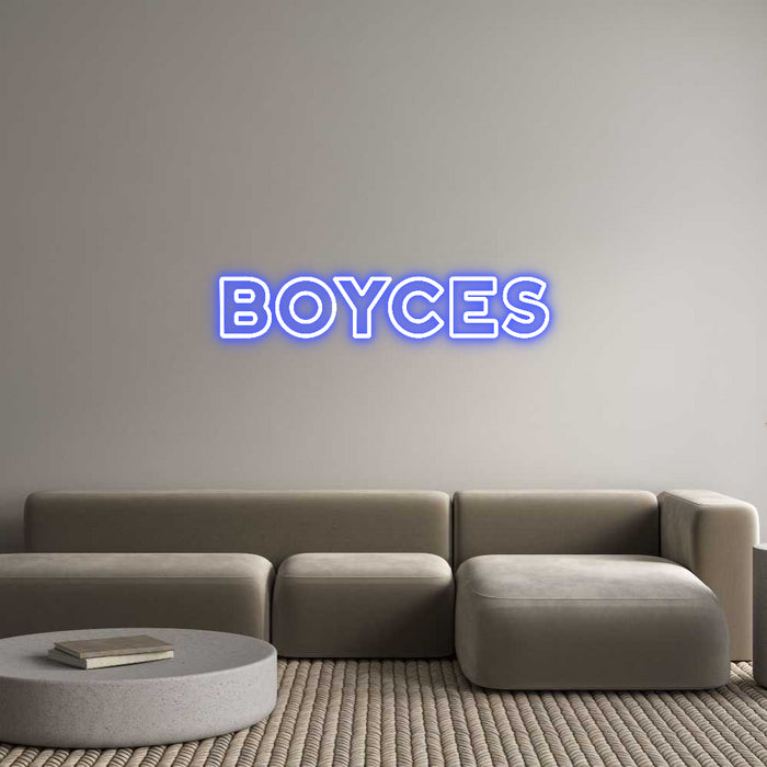 Custom Neon: Boyces