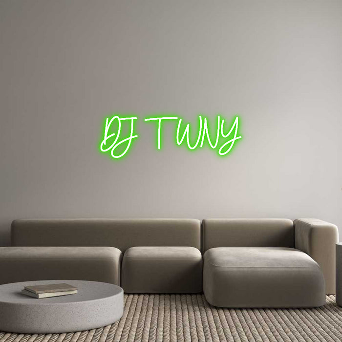 Custom Neon: DJ TWNY