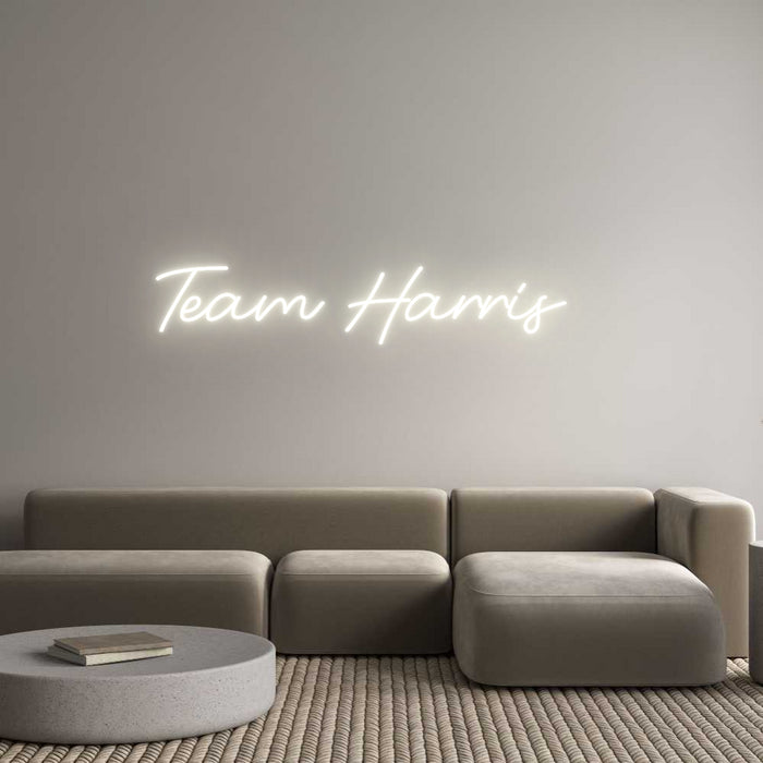 Custom Neon: Team Harris