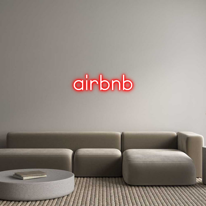 Custom Neon: airbnb