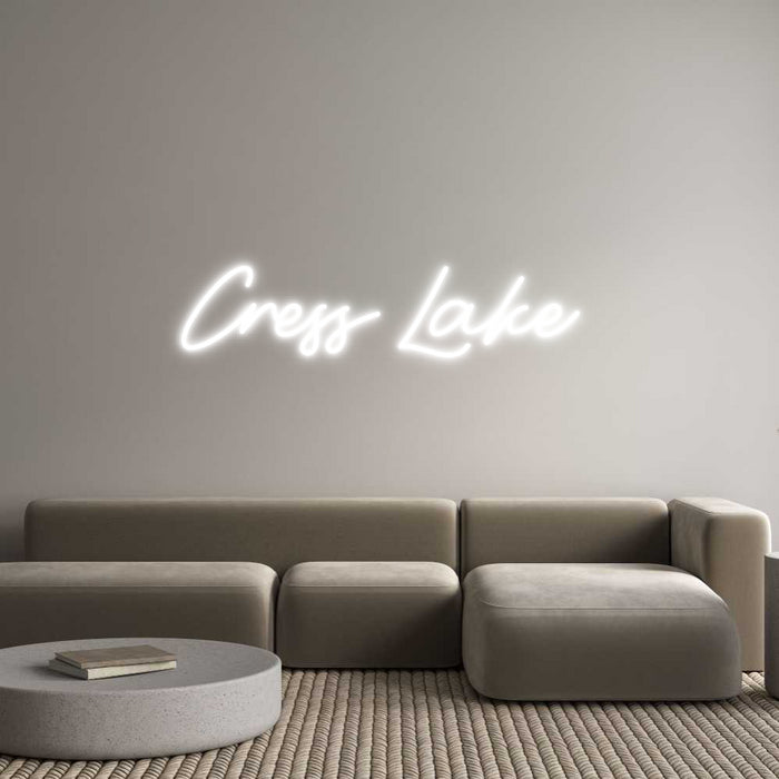 Custom Neon: Cress Lake