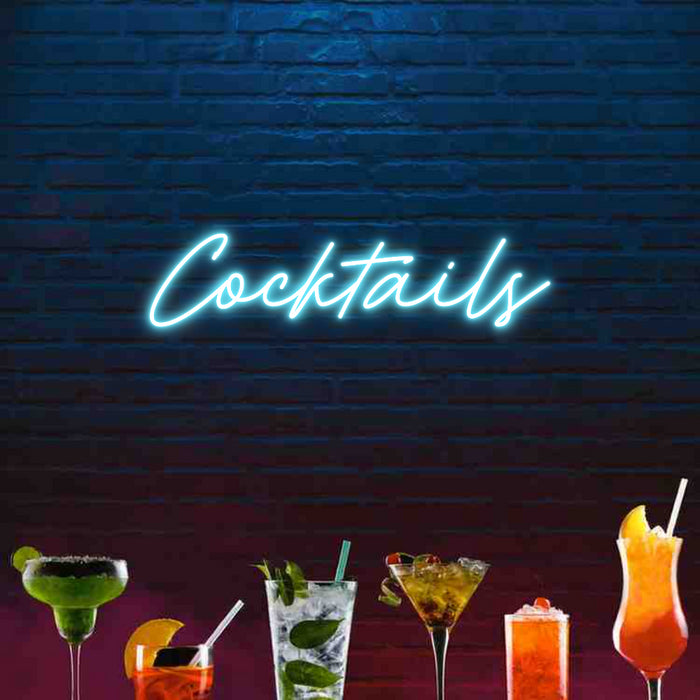 Custom Bar Neon: Cocktails