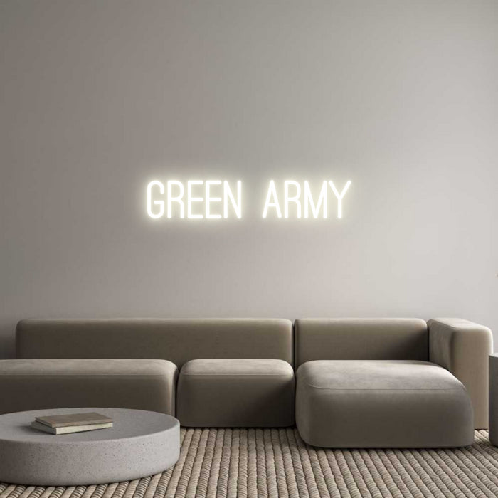 Custom Neon: Green Army