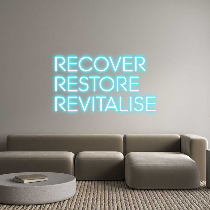 Custom Neon: Recover
Rest...