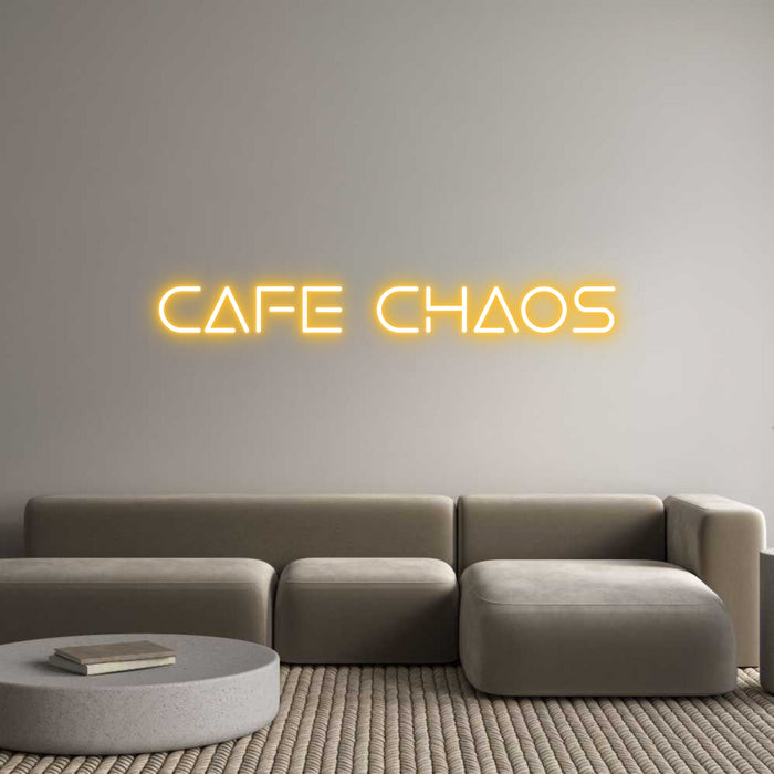 Custom Neon: Cafe Chaos