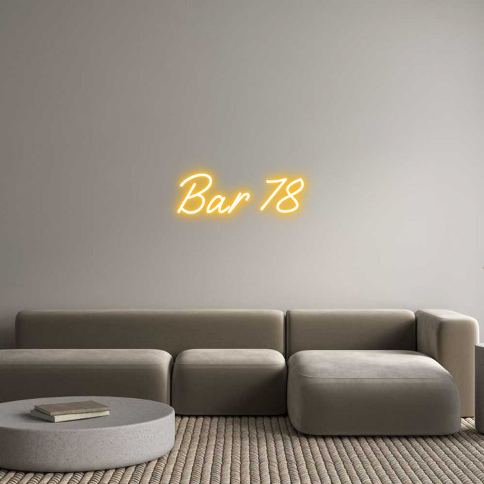 Custom Neon: Bar 78