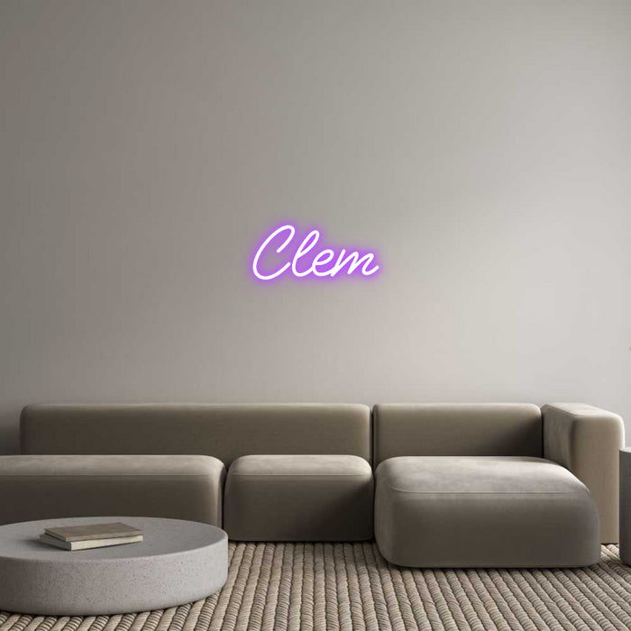 Custom Neon: Clem
