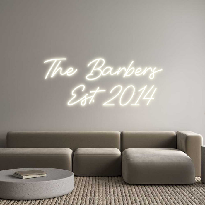 Custom Neon: The Barbers
...