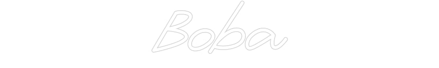 Custom Neon: Boba