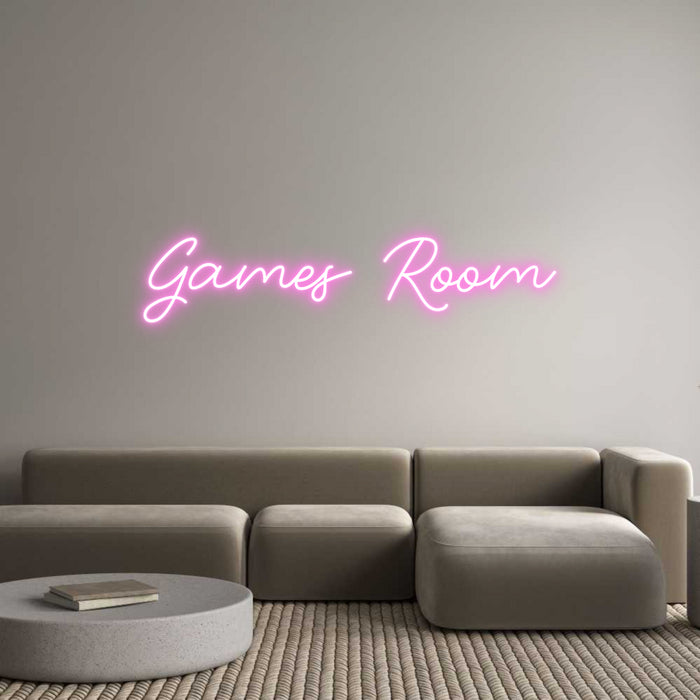 Custom Neon: Games Room