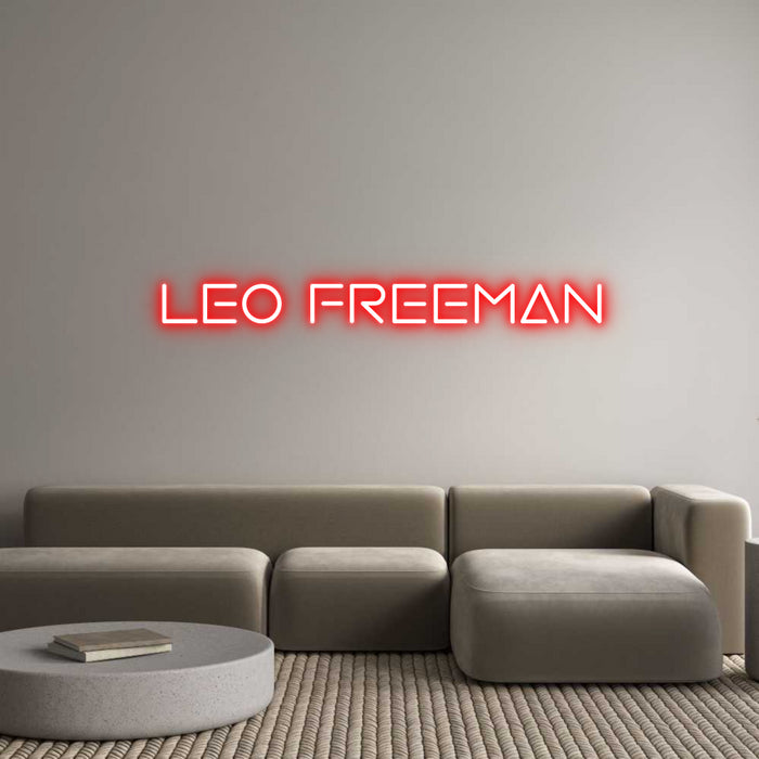 Custom Neon: Leo Freeman