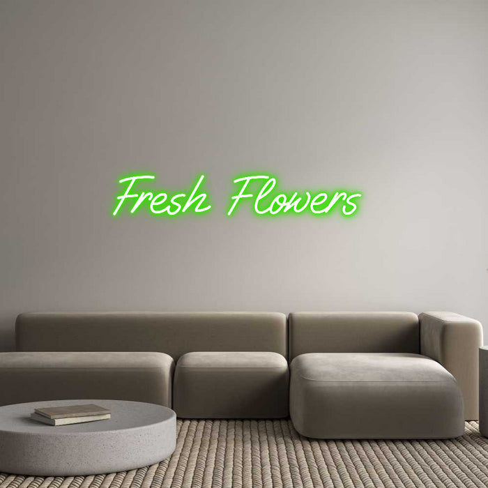 Custom Neon: Fresh Flowers