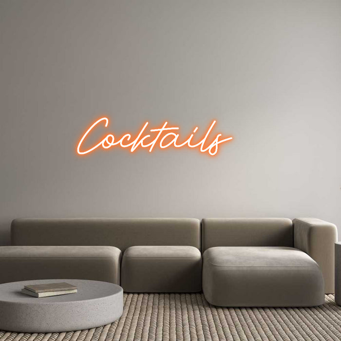 Custom Neon: Cocktails