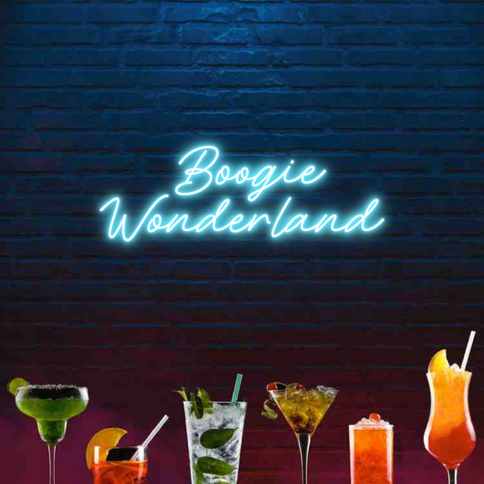 Custom Bar Neon:  Boogie
Wond...