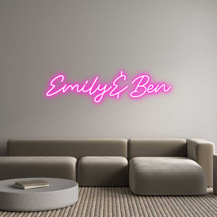 Custom Neon: Emily&Ben