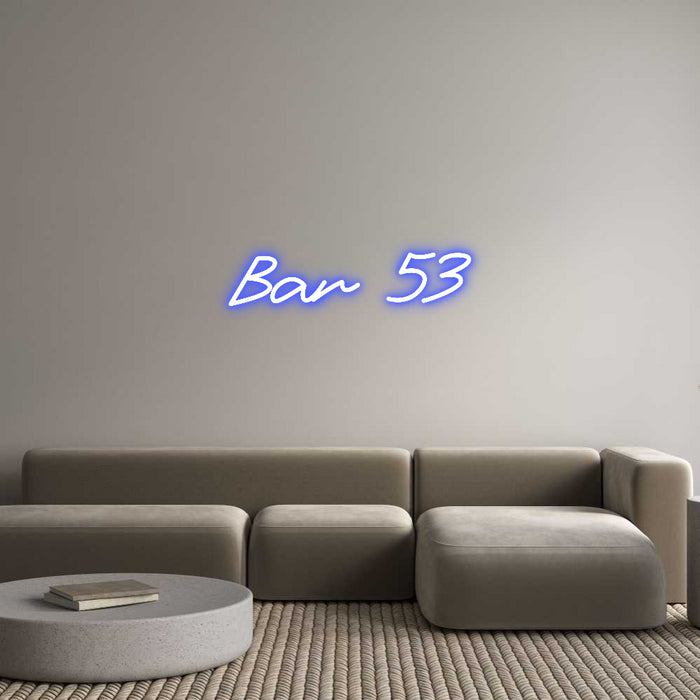 Custom Neon: Bar 53