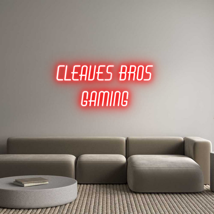 Custom Neon: CLEAVES BROS ...