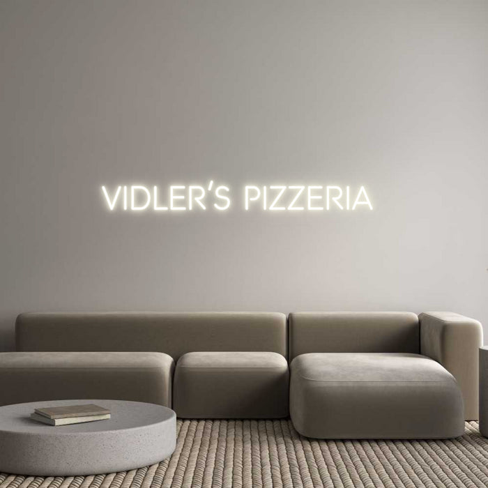 Custom Neon: Vidler's Pizz...