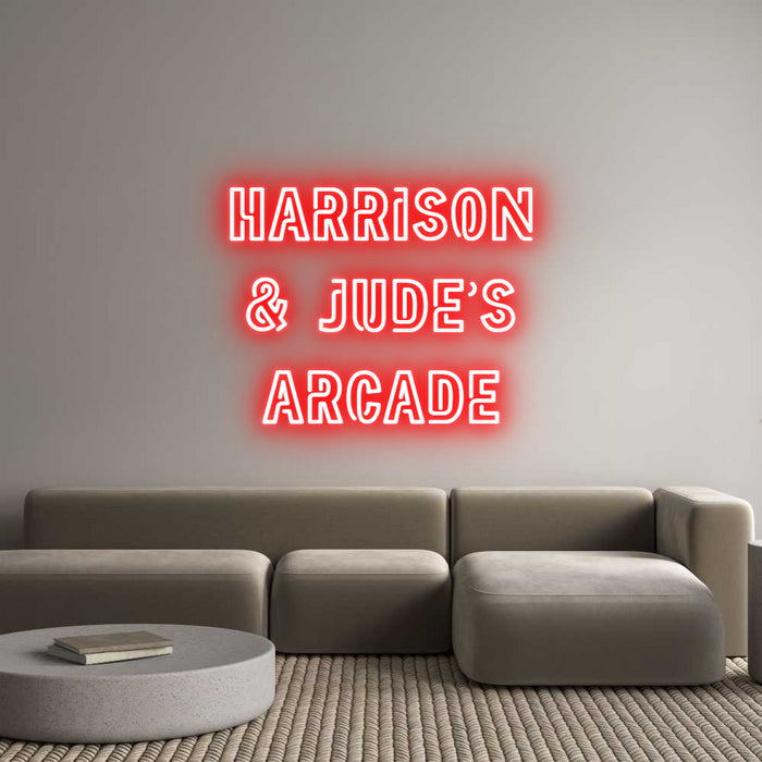 Custom Neon: HARRISON
& J...