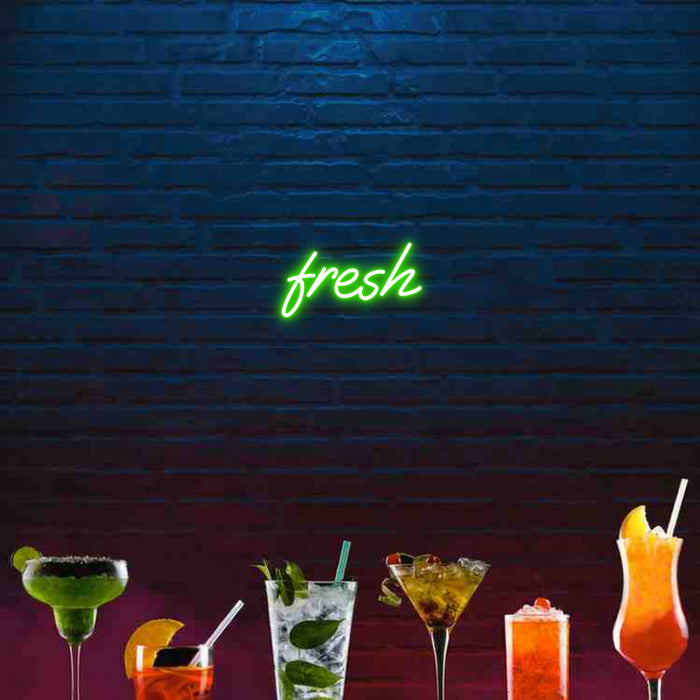 Custom Bar Neon: fresh