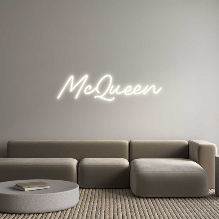 Custom Neon: McQueen