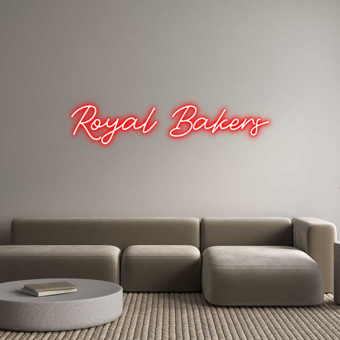 Custom Neon: Royal Bakers