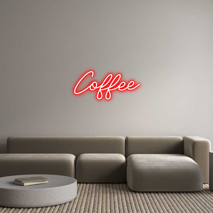 Custom Neon: Coffee