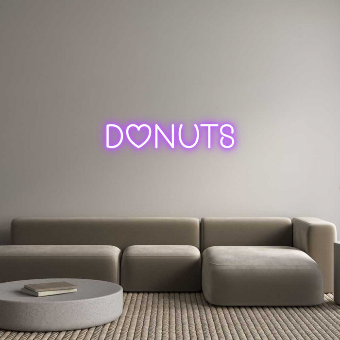 Custom Neon: Donuts