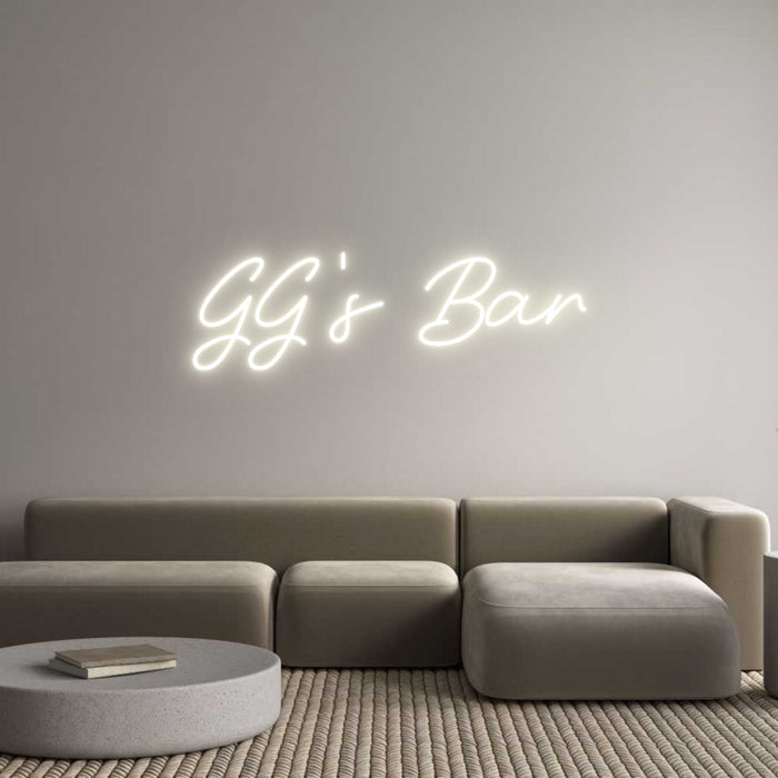 Custom Neon: GG's Bar