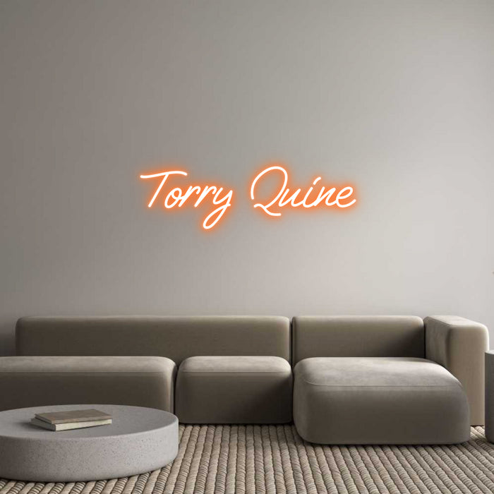 Custom Neon: Torry Quine