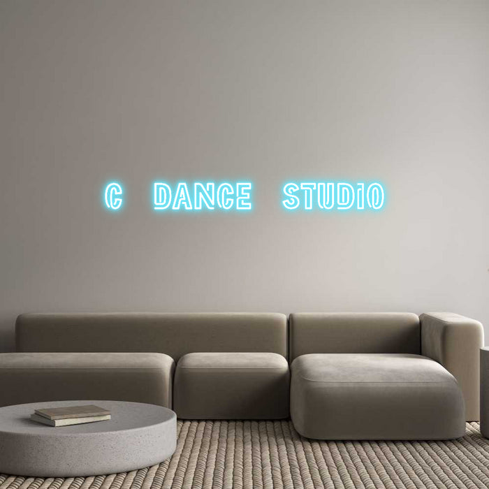 Custom Neon: C DANCE STUDIO