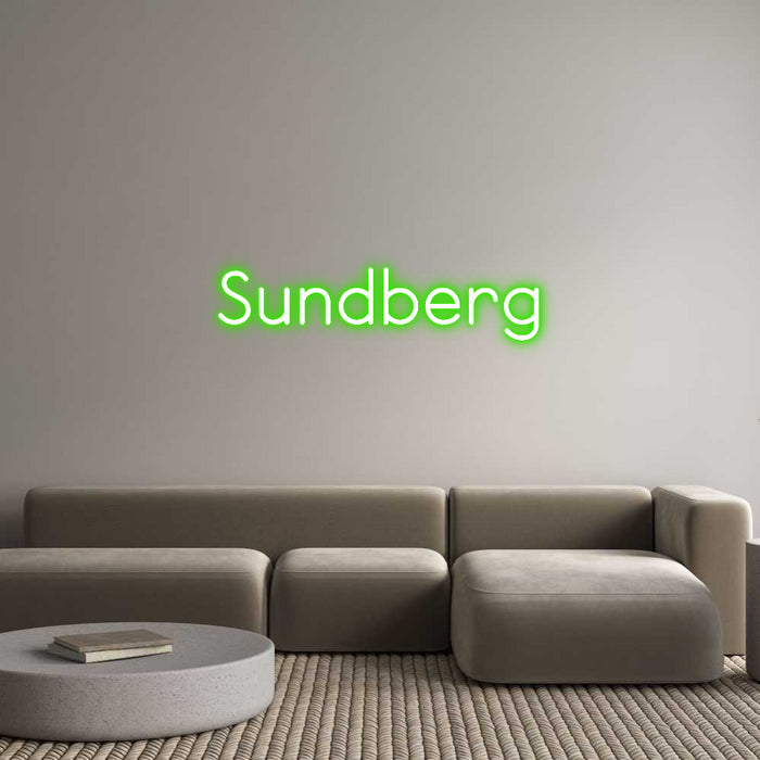 Custom Neon: Sundberg