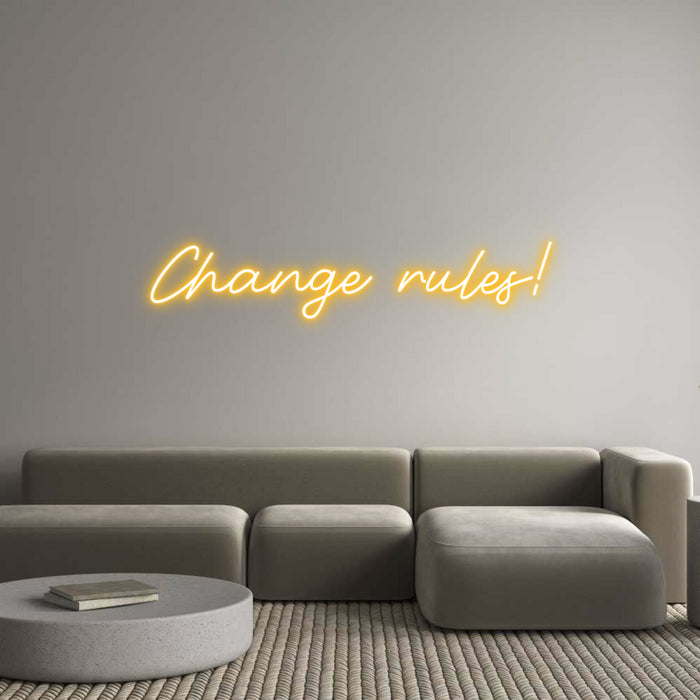Custom Neon: Change rules!