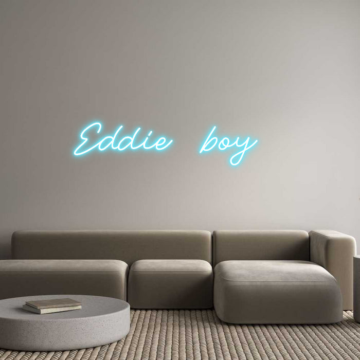 Custom Neon: Eddie boy