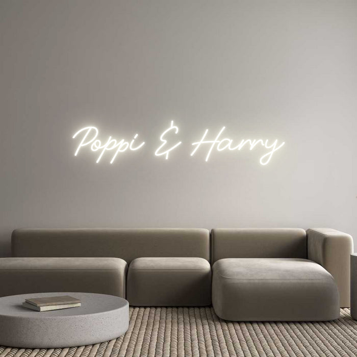 Custom Neon: Poppi & Harry