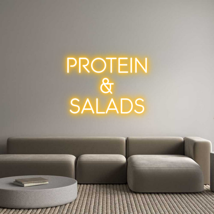 Custom Neon: PROTEIN
&
S...