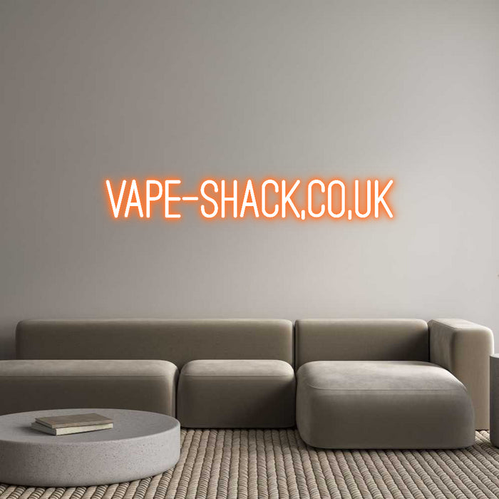 Custom Neon: VAPE-SHACK.CO...