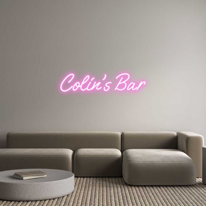 Custom Neon: Colin's Bar